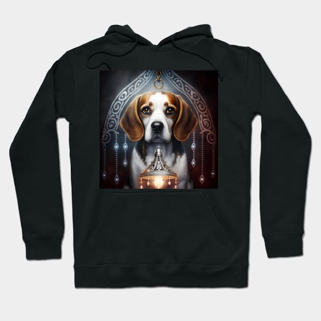 Enigmatic Beagle Hoodie by Enchanted Reverie